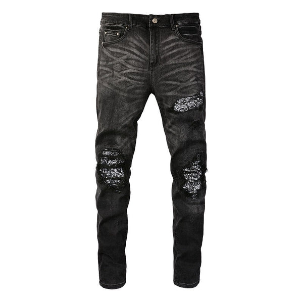 Noir Bloom Jeans