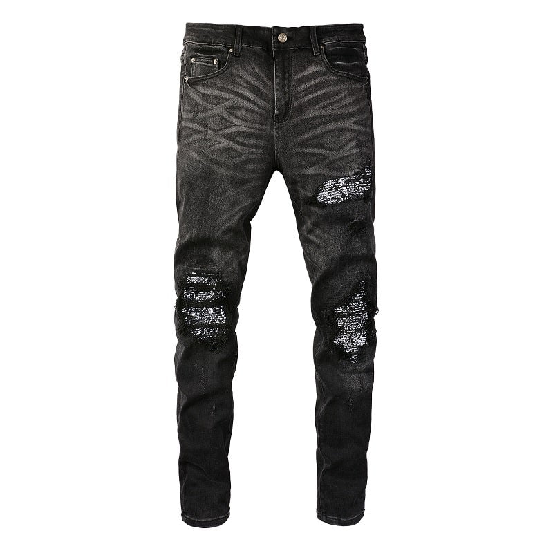 Noir Bloom Jeans