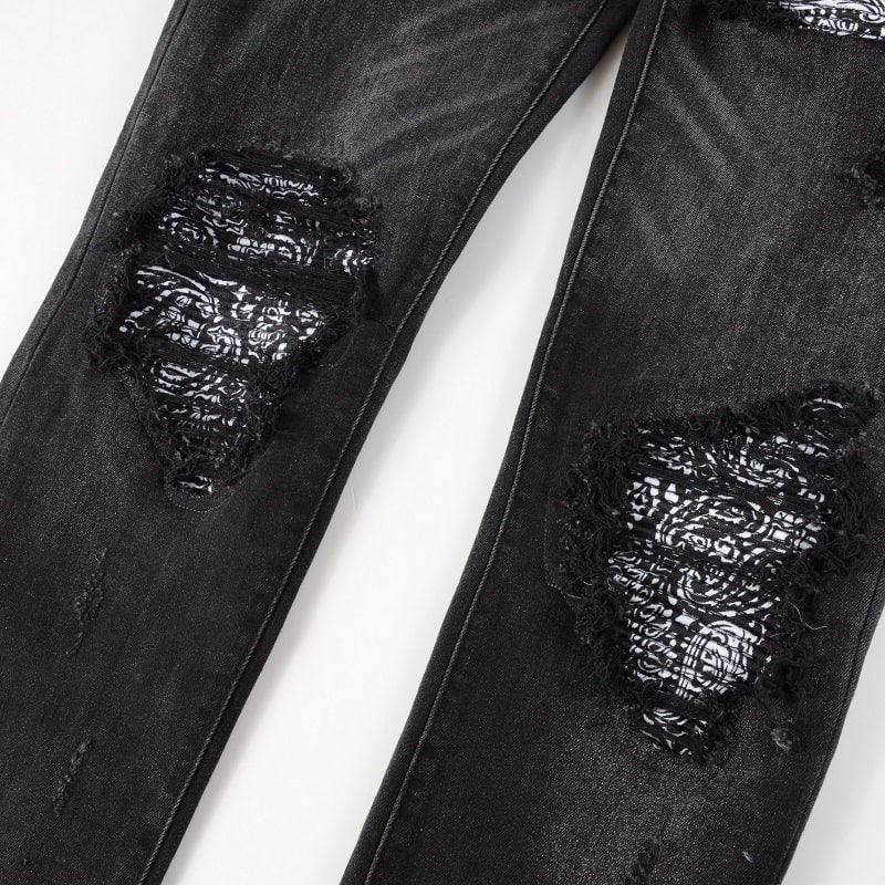 Noir Bloom Jeans