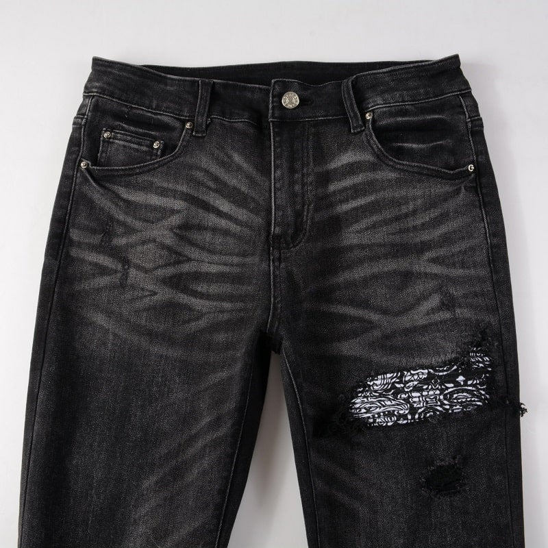 Noir Bloom Jeans