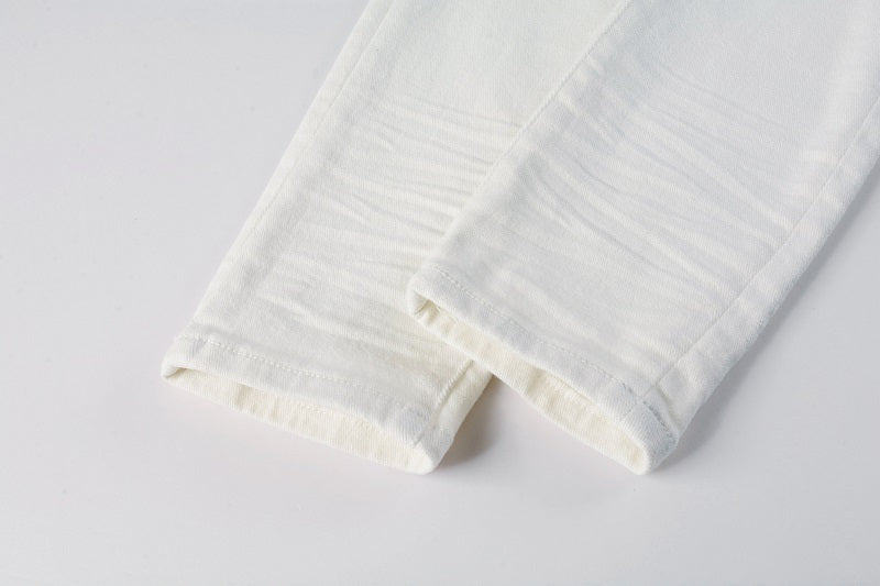 Pure White Jeans