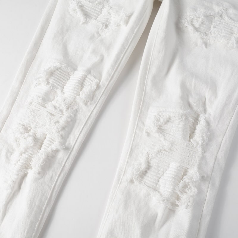 Frosted White Jeans