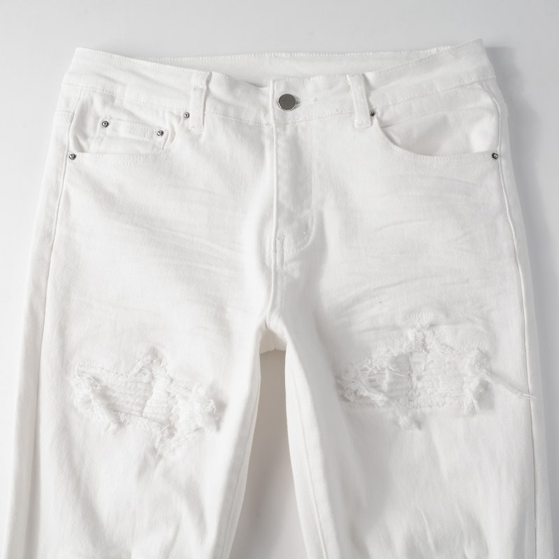 Frosted White Jeans